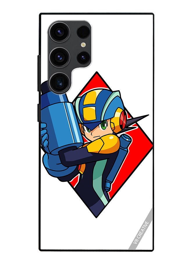 VR CREATIVE Protective Case Cover For Samsung Galaxy S23 Ultra 5G Mini Fireman Exe Design Multicolour - Image 1