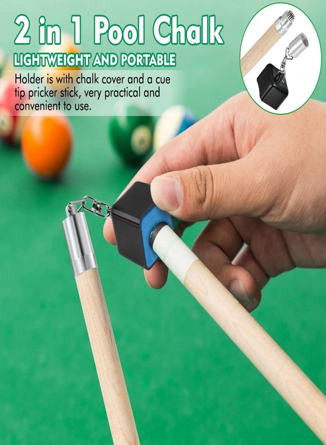 Teekerwan 2 in 1 Portable Pick Pocket Chalk Cover Tip Pricker Prep Tool, Billiard Cue Snooker Accessory,Billiard Pool Stick Chalk Holder(3 Models availaba) (Maple) - Image 5