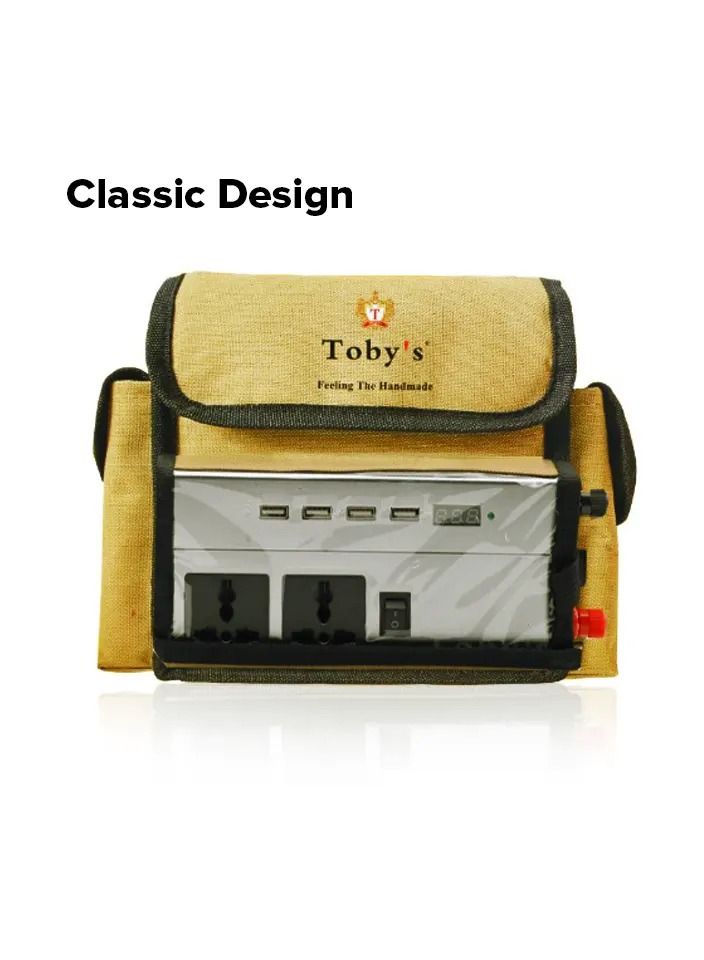 Toby's بطارية قابلة لإعادة الشحن بقوة 24 أمبير مع عاكس، سعة 24000 مللي أمبير، الأفضل للتخييم - Image 3