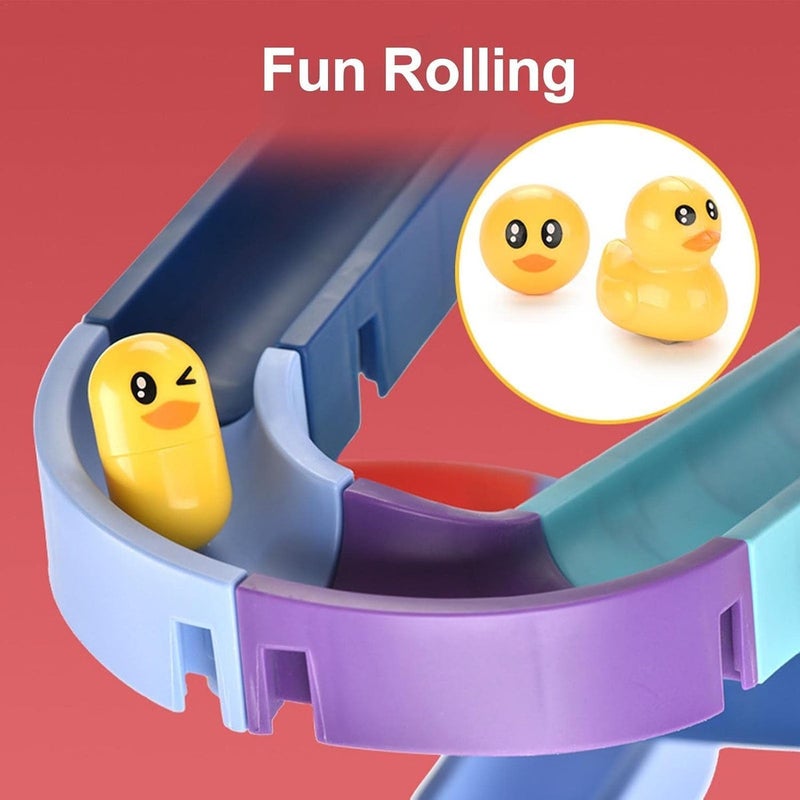 woobles Slide Shower Tracks Water Toys for Toddlers | Bath Toys Water Wall Bathtub Track Toy Set - Gifts for Boys Girls Ages 3+ - Image 4