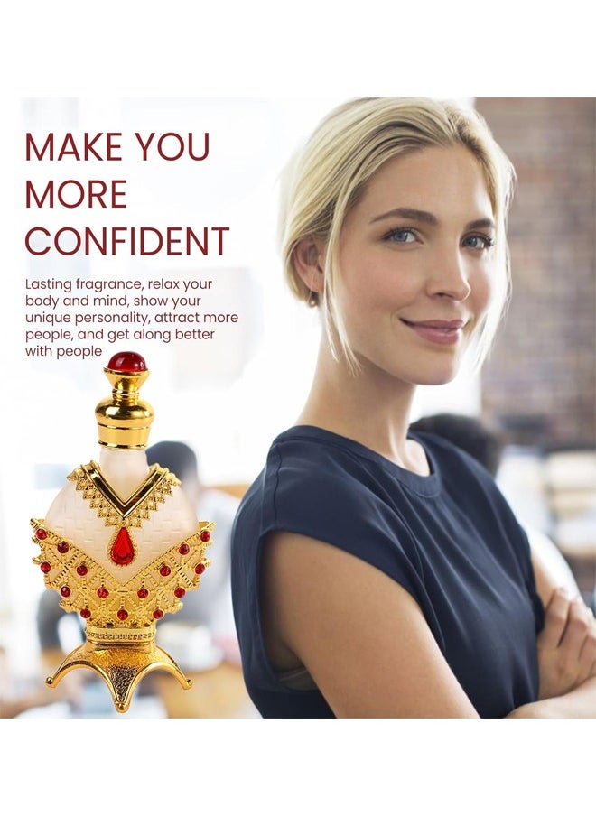 EELHOE Concentrated Oil Perfume, Long Lasting Retro Gold Perfume Essential Oil Perfume Gift For Women, Fragrance Lingers On Your Skin, Leaving a Lasting Impression, Perfect For Any Occasion  - Image 3