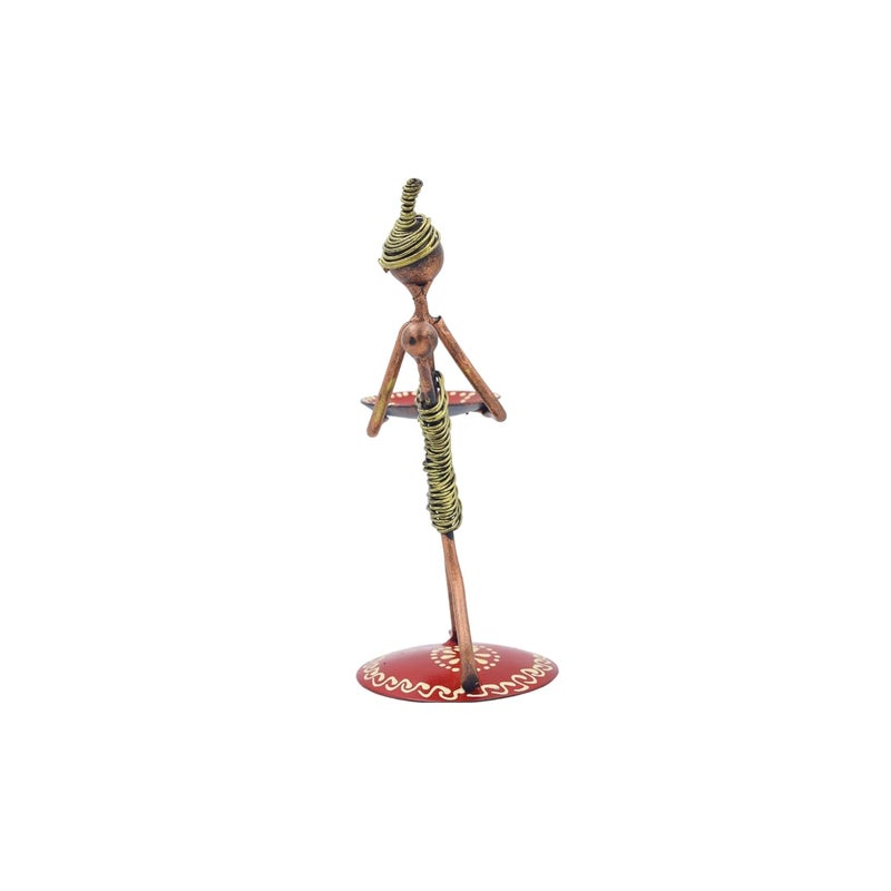 NATRIEL Handcrafted Decorative Figurine TLight Candle Holder for Home Decor Artistic Accent Piece for Living Room Office and Gifts Lady with Baby - Image 5