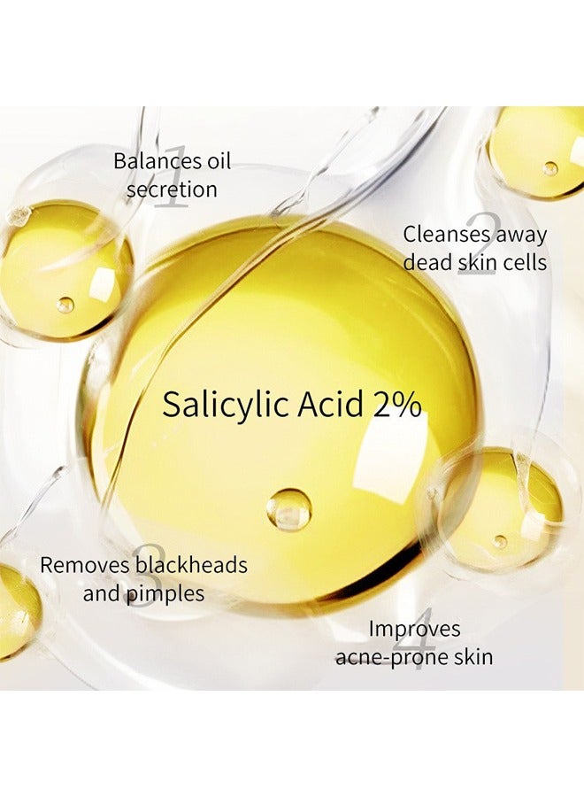 MOIKA Salicylic Acid Cleansing milk -  with 2% Salicylic Acid，Ceramide and Niacinamide | Gentle Foaming Face Wash for Sensitive, Acne Prone Skin | Deep Pore Cleaning | Unisex - 80g - Image 4