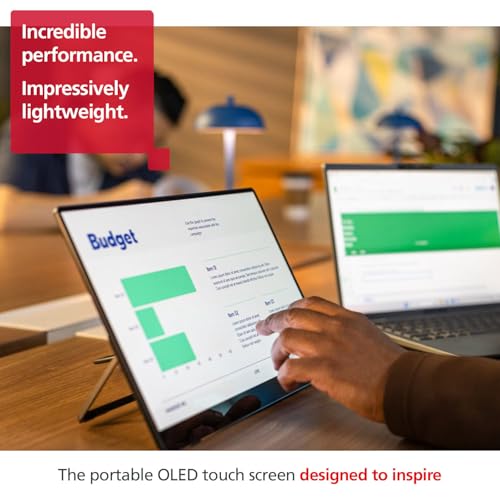 RICOH شاشة ريكو المحمولة – 15.6" شاشة OLED تعمل باللمس مع مكبرات صوت مزدوجة، خفيفة الوزن، لوحة زاهية 300 نت للابتوب، ماك، بي سي وسطح المكتب - Image 2
