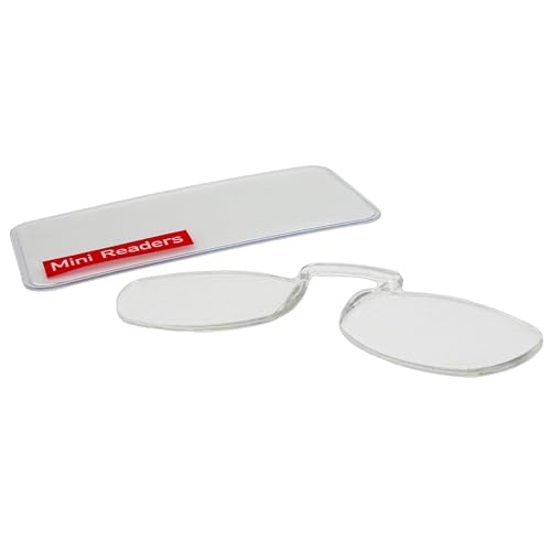 DBEFTLI Armless Thin Reading Glasses - Clip on Nose Readers Mini Slim Lightweight for Men Women 5 Pack 1.50 - Image 4