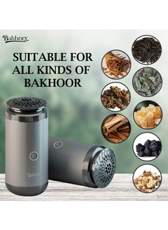 Bakhory Turbo Bakhoor Incense Burner with Radiator Fan, 2000mAh Battery, Type-C Fast Charging, Portable Aromatherapy for Home, Car, Room, Yoga  - Image 2