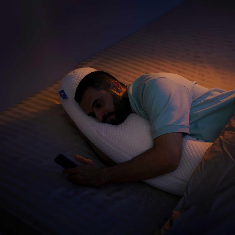 Neyam Body Pillow: A 153 cm x 23 cm cylindrical pillow with memory foam. The body pillow is Soft, flexible, and height-adjustable. Comes with extra foam for personalized comfor - Image 4