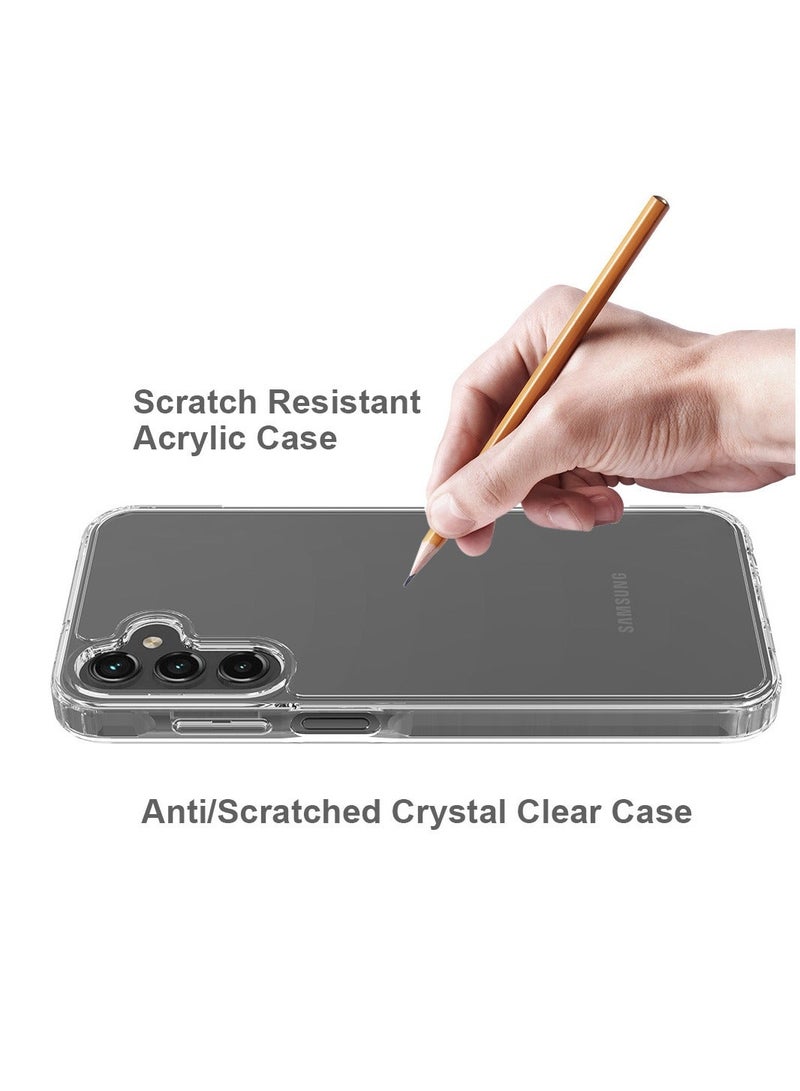 Youque For Samsung Galaxy A15 Shockproof Protective Case Cover With Hard Back Sheel Clear - Image 2