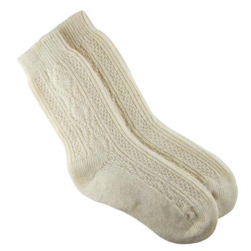 YUN Women's Natural Pure 100% Wool Traditional Warm Boot Winter Socks (3) - Image 4