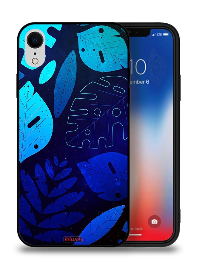 Tolwak Apple iPhone XR Protective Case Leaves Pattern - Image 1