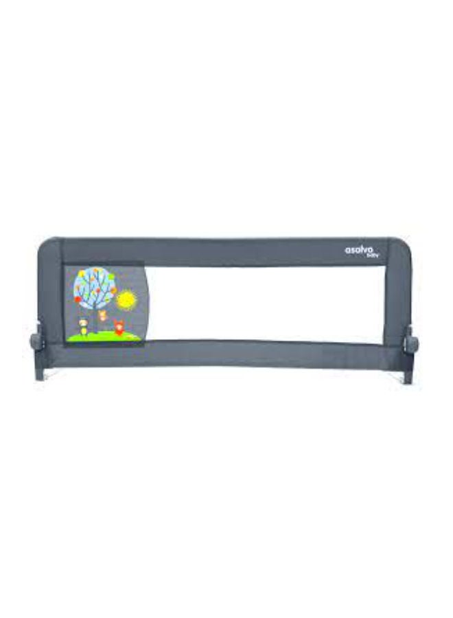Bed Rail 150 Cm - 2 In 1 - Animals Grey