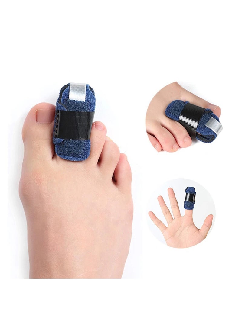 Excefore 1 Pair Toe Splint Toe Corrector Brace, Toe Straightener for Hammer Toe, Crooked Toe, Mallet Toe, Bent Toe, Claw Toe, Toe Wrap to Align and Support Broken Toe, Fits Women and Men(One Size)  - Image 1