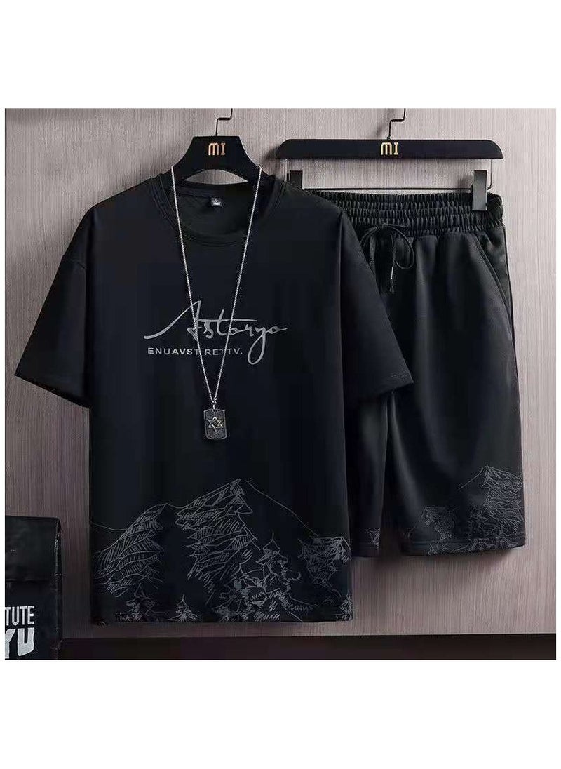 KUYING - New Fashion Versatile Short Sleeve Set - Image 1