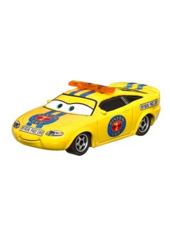 Disney Cars Disney Pixar Cars Charlie Checker 1:55 Scale Metal Car Piston Cup Pace Car  - Image 1