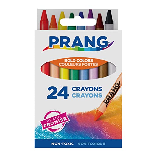 Prang Crayons, Standard Size, Assorted Colors, 24 Count - Image 1