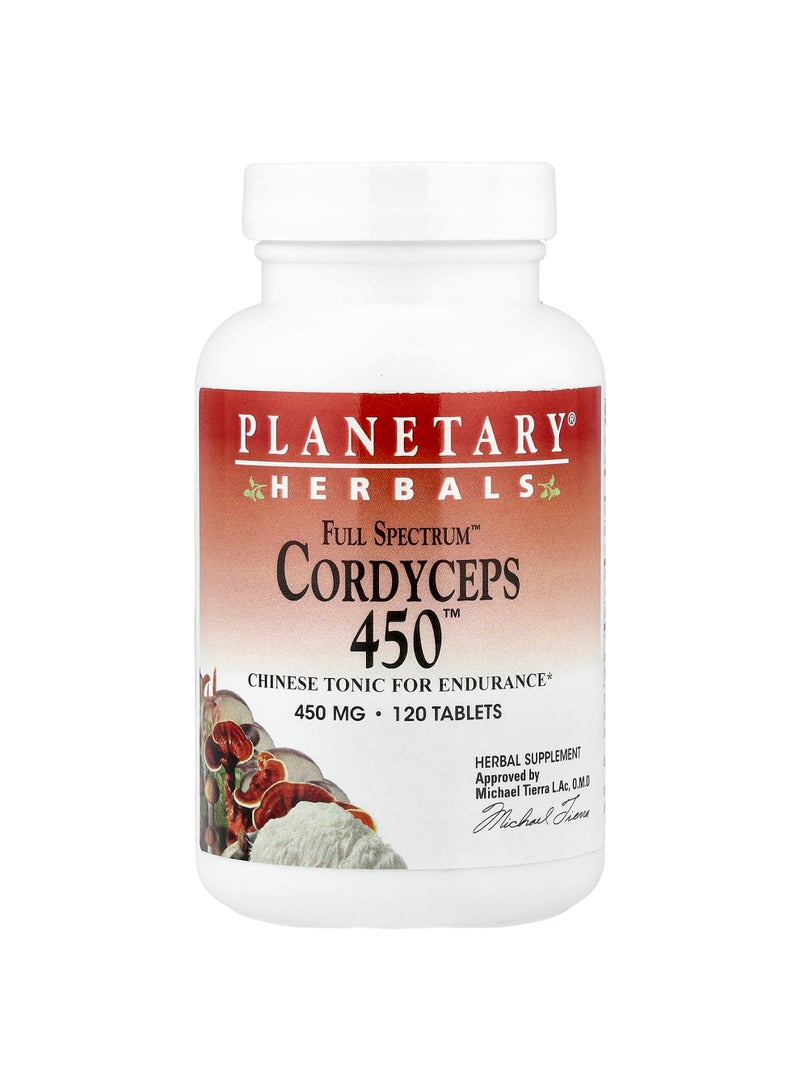 Full SpectrumCordyceps 450, 120 Tablets