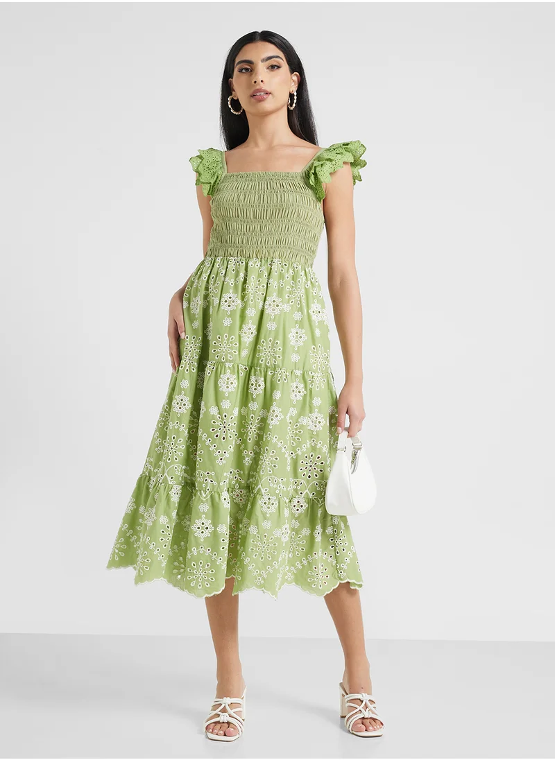 Jovonna London Carino Dress-Green