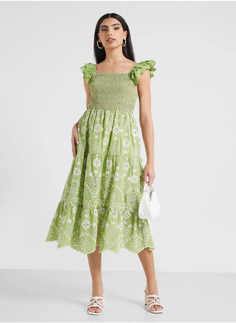 Jovonna London - Carino Dress-Green - Image 1