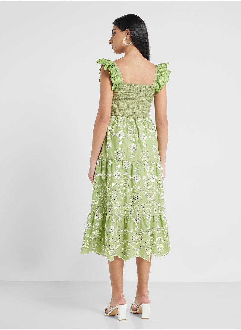 Jovonna London - Carino Dress-Green - Image 1