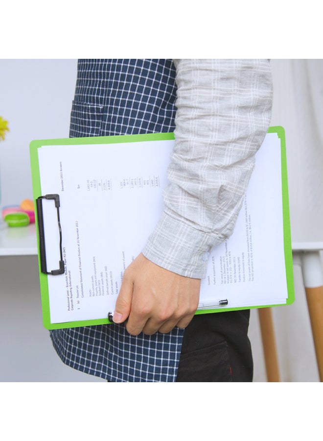 Fizz High-quality A4 Thick Pp Writing Clipboard/pad/folder/office Supplies/student Stationery, Green A6383 - Image 5