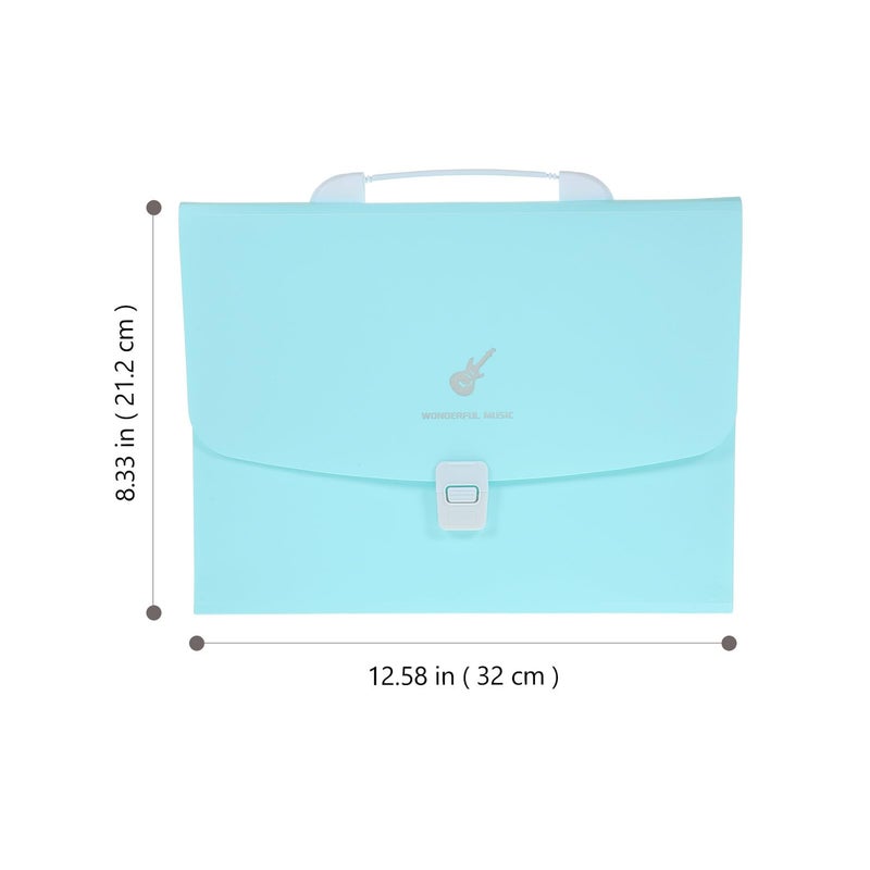 A4 Plastic Expanding File Folder 13 Pockets Document Organizer For Home Office - Image 3