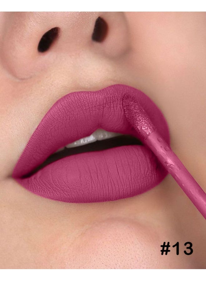 Voloria Velvet Matte Liquid Lipstick #13 – Long-lasting, Soft Matte Finish - Image 2