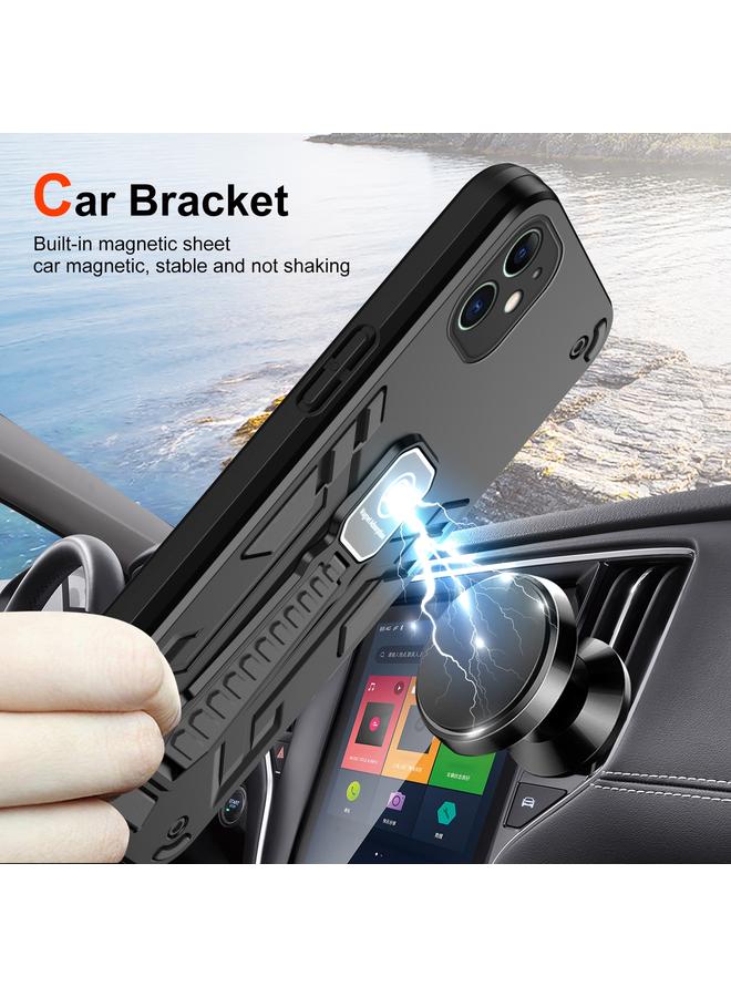 زبون جراب هاتف iPhone 11 مقاوم للصدمات مع حامل - Image 4