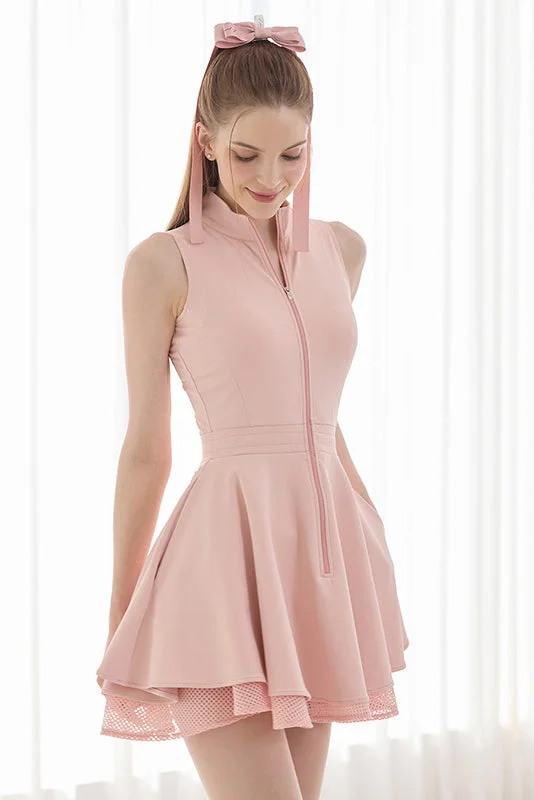 SVL Women's Active Dress with Inner Shorts - Light Pink - SVL