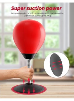 LIXES Strong Suction Desktop Punching Bag for Office and Bedroom, Model B3  - Image 5