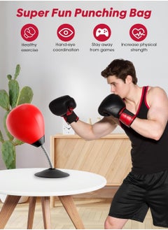 LIXES Strong Suction Desktop Punching Bag for Office and Bedroom, Model B3  - Image 2