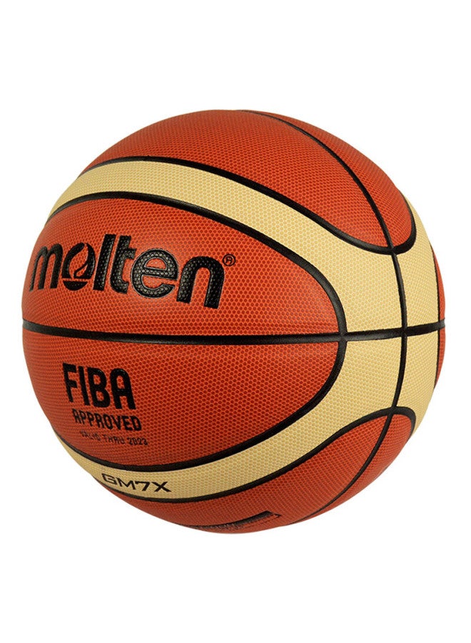 مولتين Molten Basketball الحجم 7 Gm7x، معتمد من الاتحاد الدولي لكرة السلة Fiba Bgm7x، كرة سلة للتدريب والمنافسات في الداخل والخارج - Image 2