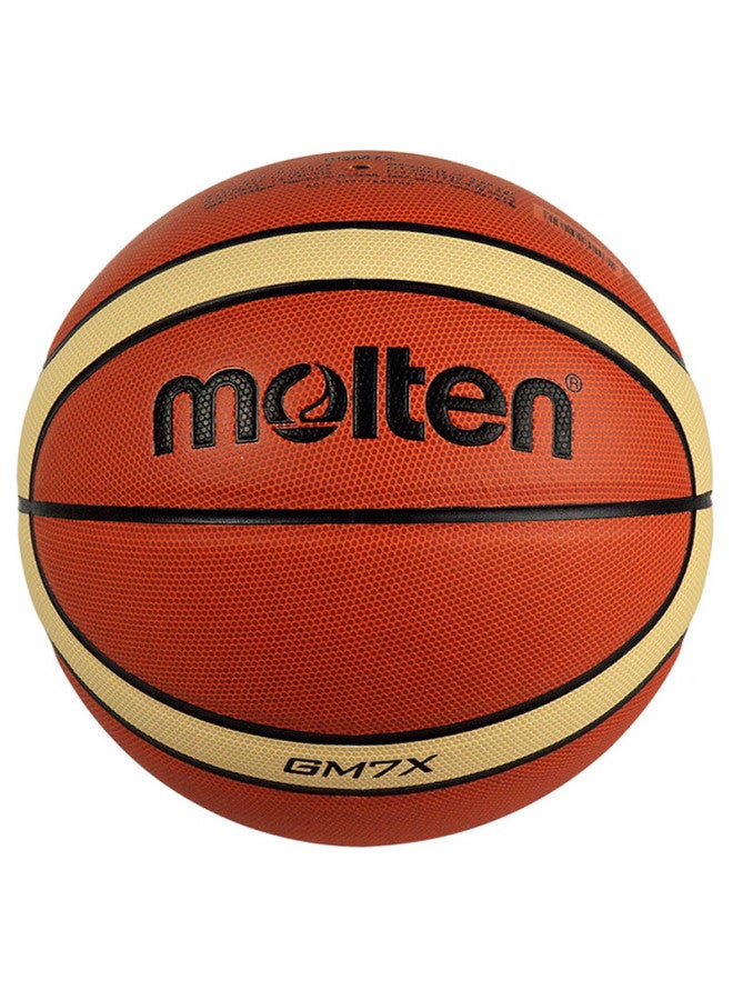 مولتين Molten Basketball الحجم 7 Gm7x، معتمد من الاتحاد الدولي لكرة السلة Fiba Bgm7x، كرة سلة للتدريب والمنافسات في الداخل والخارج - Image 3