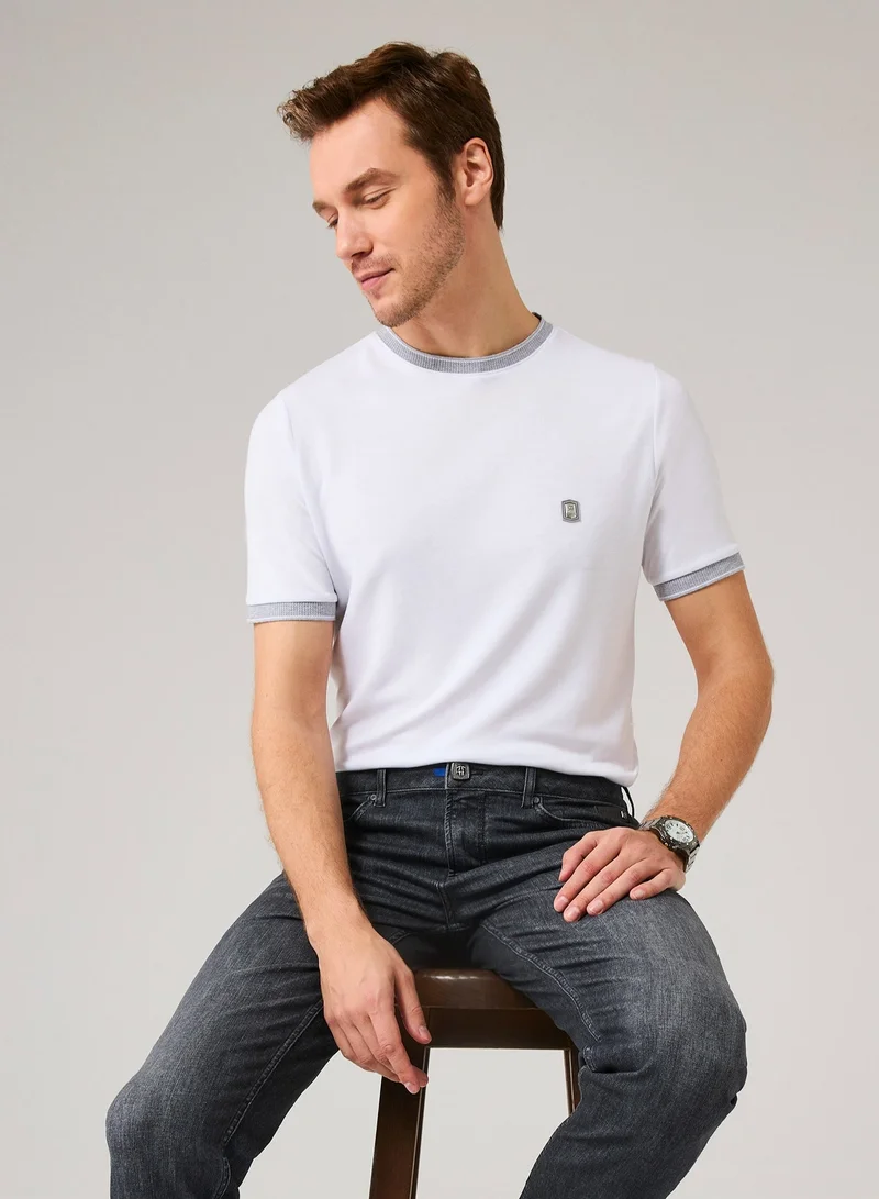 Theodore  The White T-shirt for Men | Best Price UAE