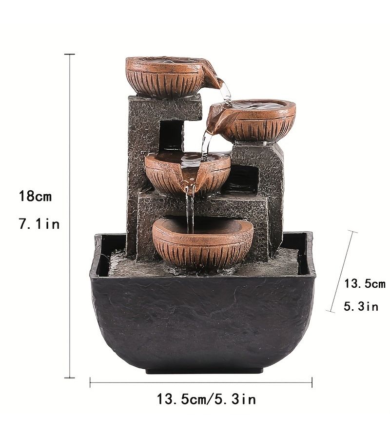 Little Fountain USB Desktop Waterfall for Home Office Relaxation - Image 2