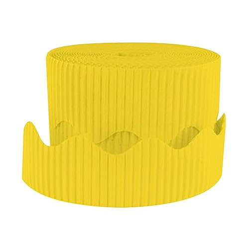 Pacon حدود زخرفية على شكل قوس للصف الدراسي لون: أصفر - 2.25" × 50 قدم - Image 1