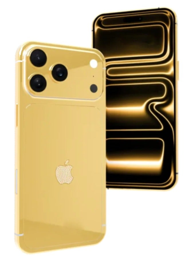 Caviar Customised Apple iPhone 17 Pro Max 2TB Exclusive 24K Gold Plated Limited Luxury Collector Smartphone Edition, Handcrafted Custom Masterpiece Design Crystal Logo - Image 2