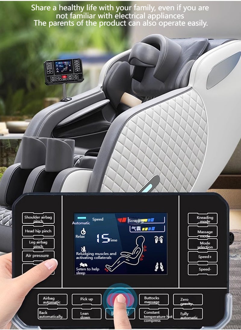 ETG （5 Years Warranty）Massage Chair Full Body,  SL Track Zero Gravity Massage Chair Recliner , Bluetooth Speaker,Full Body Massage Recliner Chair with Airbags, , AI Voice Control,LCD Touch Control  - Image 5