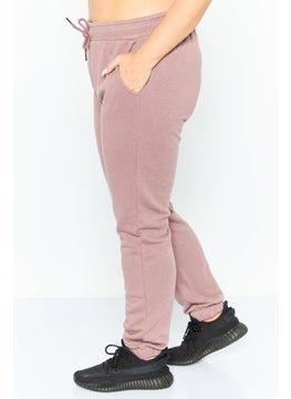 KANGOL Women Sportswear Fit Embroidered Outdoor Sweatpants, Old Rose  - Image 3