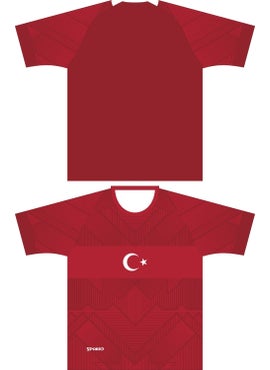 Emre Spor Türkiye National Team Jersey Model Digital Printed 22/23 New Season Jersey Shorts and Socks  - Image 2