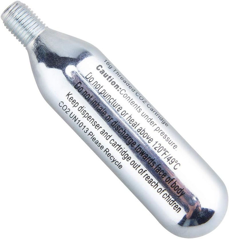 CXWXC خرطوشة CO2 مل threaded 16g / 25g أو مضخة CO2 لإطارات الدراجات - خرطوشة لمضخة CO2 مع اتصال مل threaded، مضخة CO2 للدراجات على الطرق والجبال - Image 2