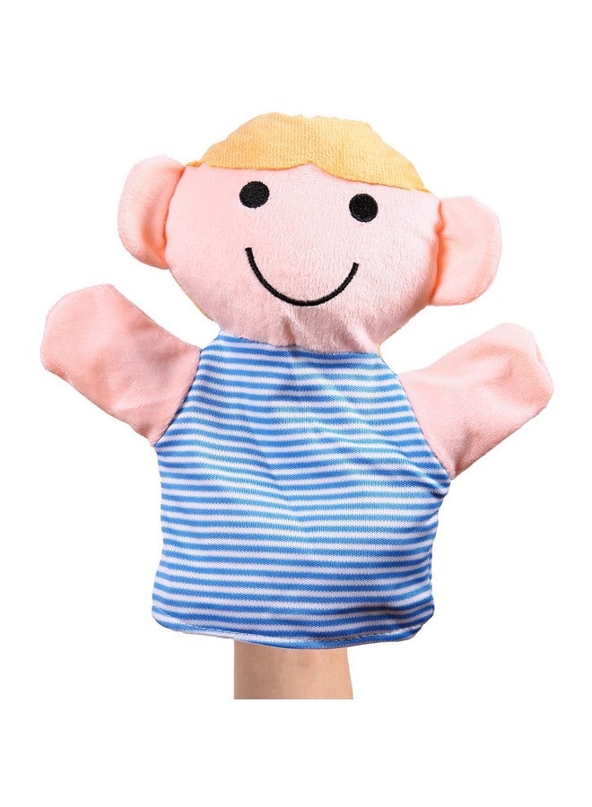 BETTERLINE Hand Puppet Set - 6 Family Members - Premium Quality, 9” Inch Soft Plush Hand Puppets for Kids for Storytelling, Teaching, Preschool, Role-Play | Mother, Father, Son, Daughter and Grandparents  - Image 4
