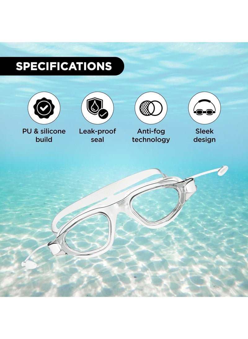 ENDLESS  Premium Swimming Goggle with Anti-Fog and UV Protection | Stylish 180 Degree Wide View Glasses | Soft Silicone Gasket for Leak Proof | With Hard Case - Image 2