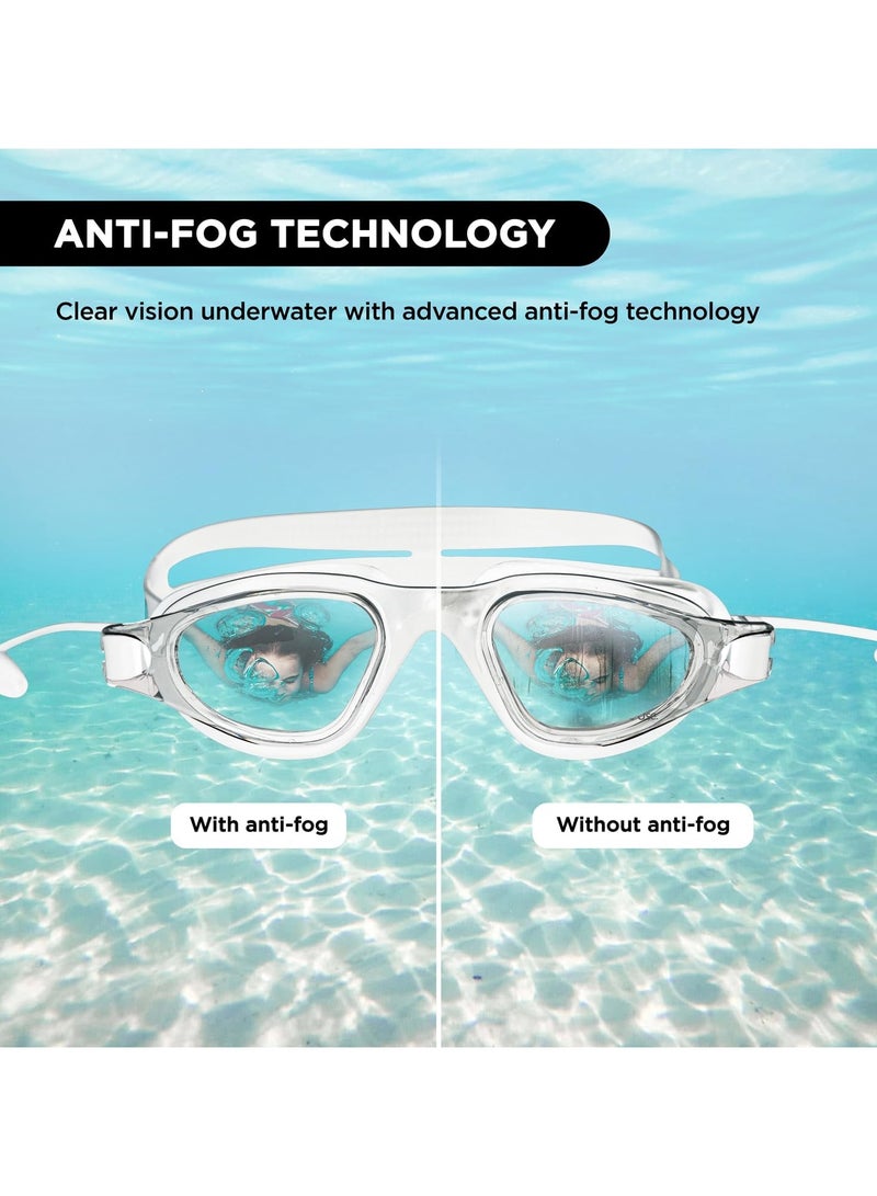 ENDLESS  Premium Swimming Goggle with Anti-Fog and UV Protection | Stylish 180 Degree Wide View Glasses | Soft Silicone Gasket for Leak Proof | With Hard Case - Image 5