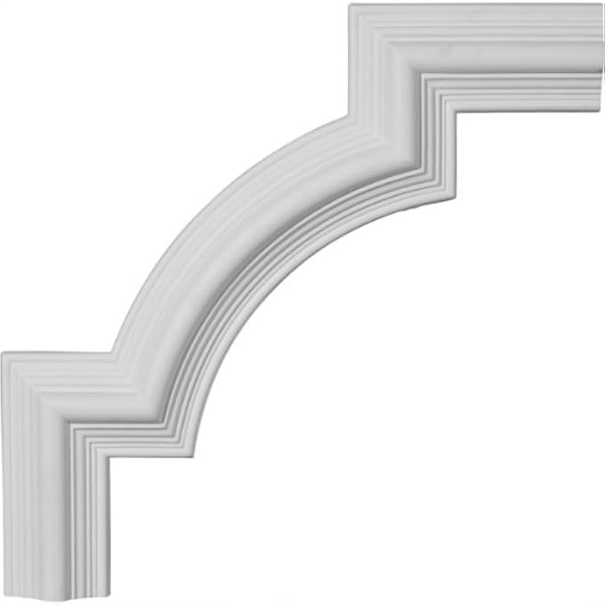 PML15X15BE BEDFORD CORNER (MATCHES MOULDING PML02X01BE) PANEL MOULDING, 15 1/8"W X 15 1/8"H, PRIMED - Image 2