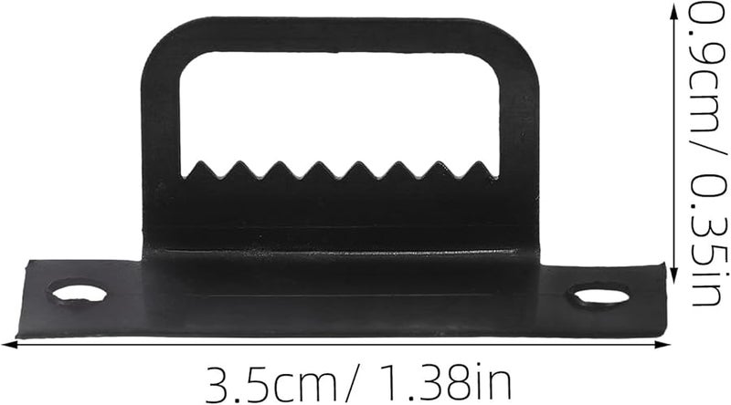 خطافات صور معدنية ثقيلة 100 قطعة خطاطيف إطار مثبتة على الحائط سهلة التركيب - Image 3