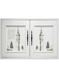 Usnyabni Stencils for Walls: Big Ben Stencil, 8.5 x 11 inch (M) - Scenery Mask Backdrop London Landmark Clock Tower Script Stencils for Painting Template  - Image 4