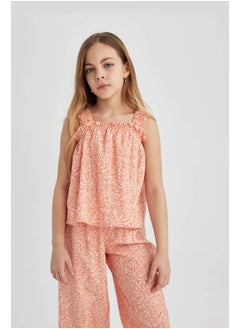DeFacto Girl Woven Short Sleeve Blouse  - Image 1