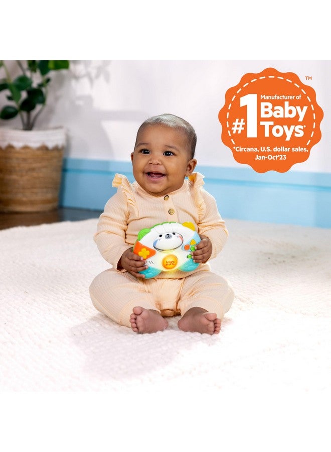 Bright Starts Bright Starts Gamer Buddy Baby Game Controller Toy, Tiger, Video Game Sound Effects and Melodies, Lights Up, 6 Months and Up - Image 2