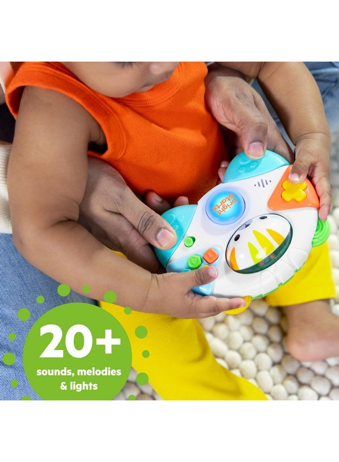 Bright Starts Bright Starts Gamer Buddy Baby Game Controller Toy, Tiger, Video Game Sound Effects and Melodies, Lights Up, 6 Months and Up - Image 3
