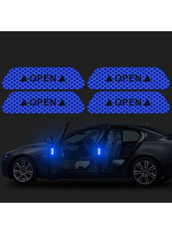 Generic 4-Piece Luminous Car Tape for Night Safety 